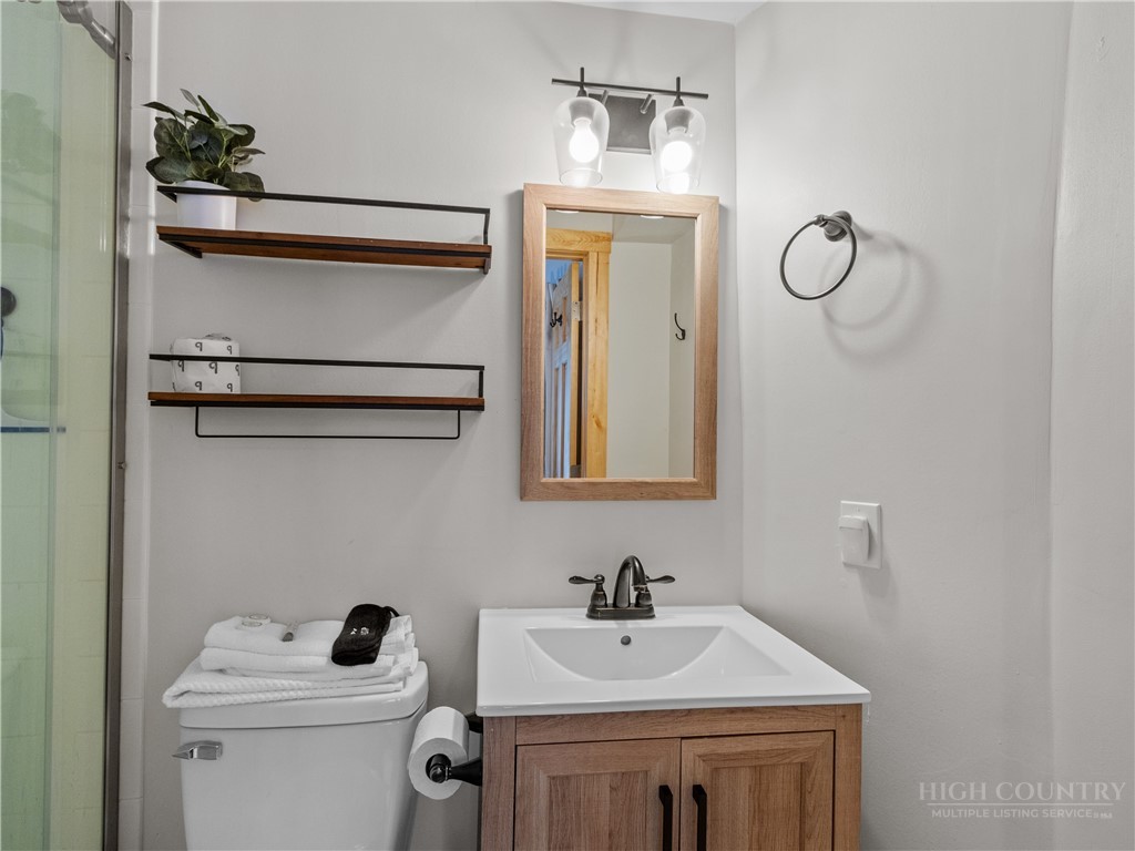 630 Briarcliff Road Sugar Mountain, NC 28604 - Photo 24 of 28 a bathroom with a sink and a toilet