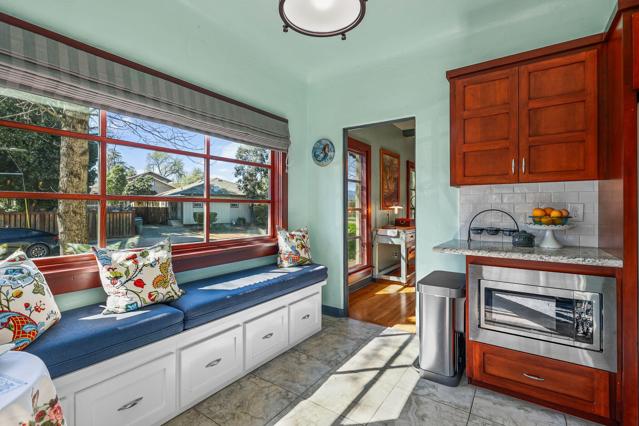 1465 Riverside Drive Redding, CA 96001 - Photo 74 of 163 a kitchen with stainless steel appliances granite countertop a stove and a sink