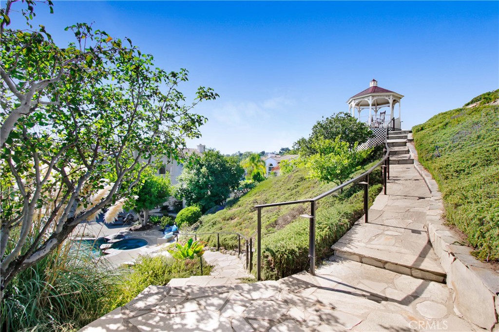 12036 Wood Ranch Road Granada Hills, CA 91344 - Photo 41 of 55 Steps up to the gazebo from pool.