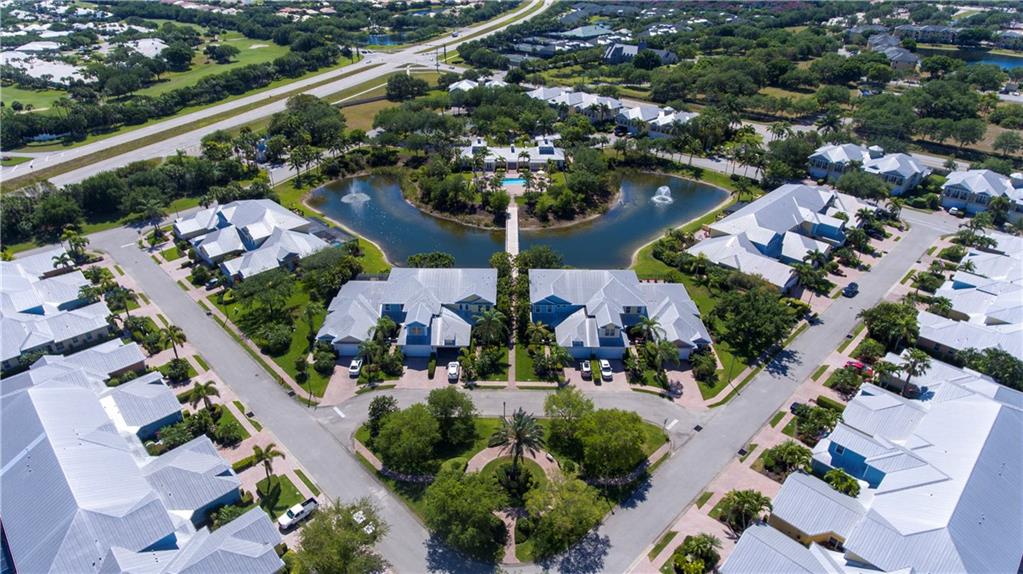 1915 Bridgepointe Circle, Unit 41 Vero Beach, FL 32967 - Photo 27 of 36 an aerial view of a city