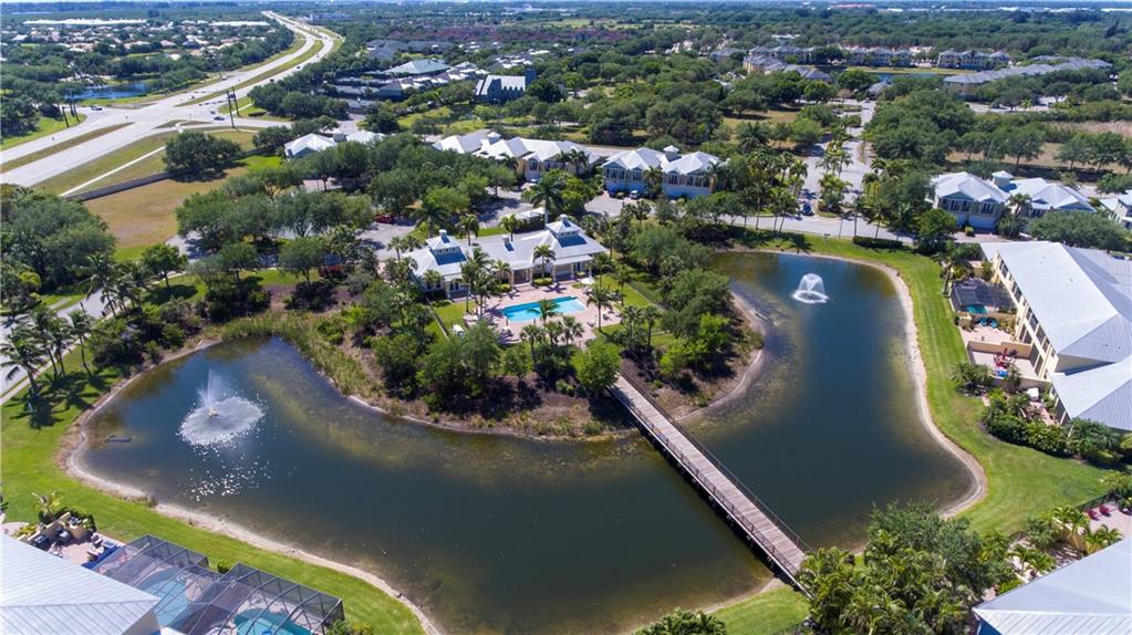 1915 Bridgepointe Circle, Unit 41 Vero Beach, FL 32967 - Photo 35 of 36 an aerial view of a house