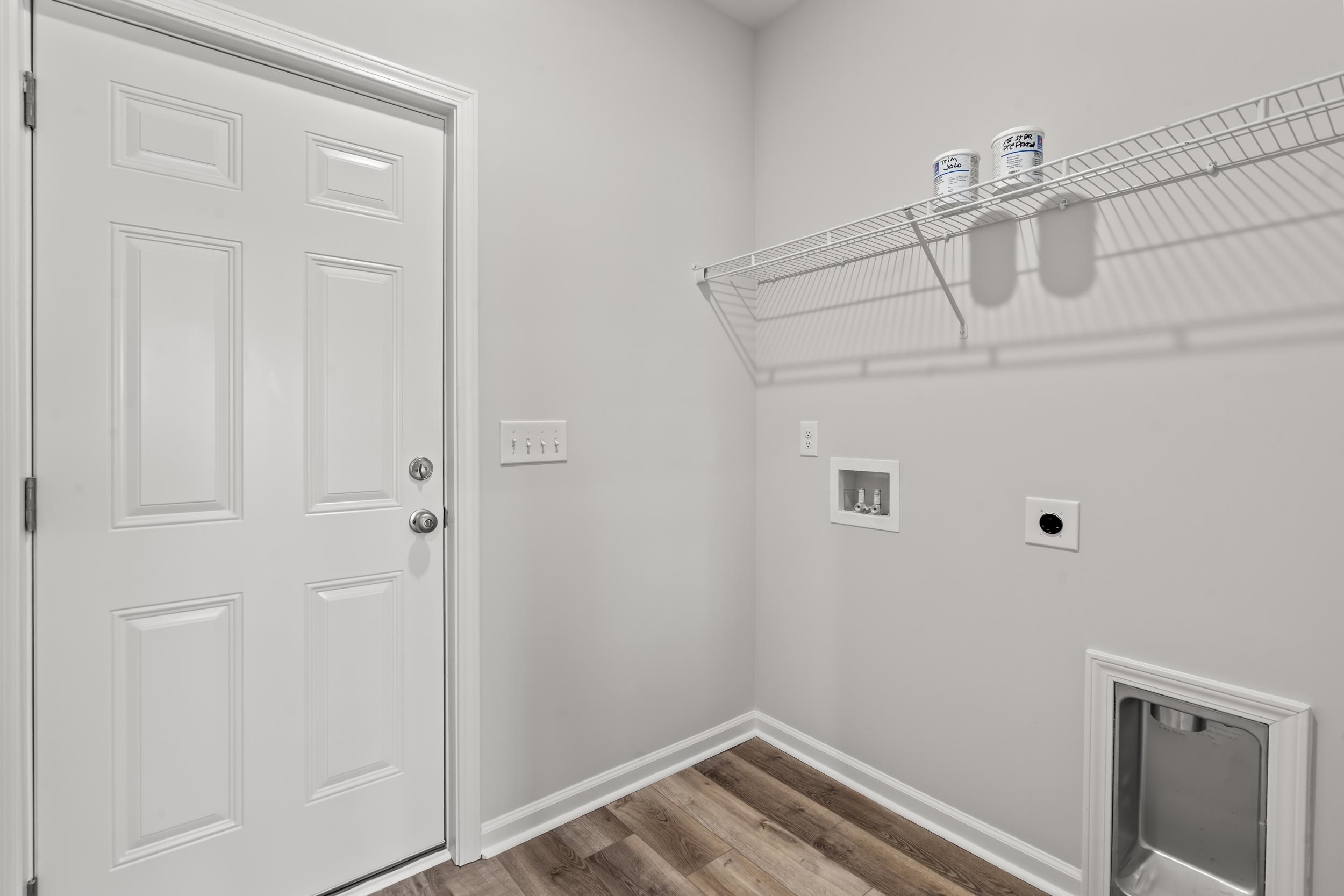 231 Stillbrook Drive Longs, SC 29568 - Photo 19 of 38 Laundry area with hookup for a washing machine, light wood-type flooring, and hookup for an electric dryer