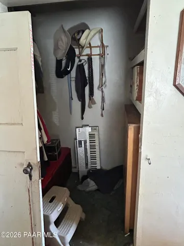 a view of walk in closet