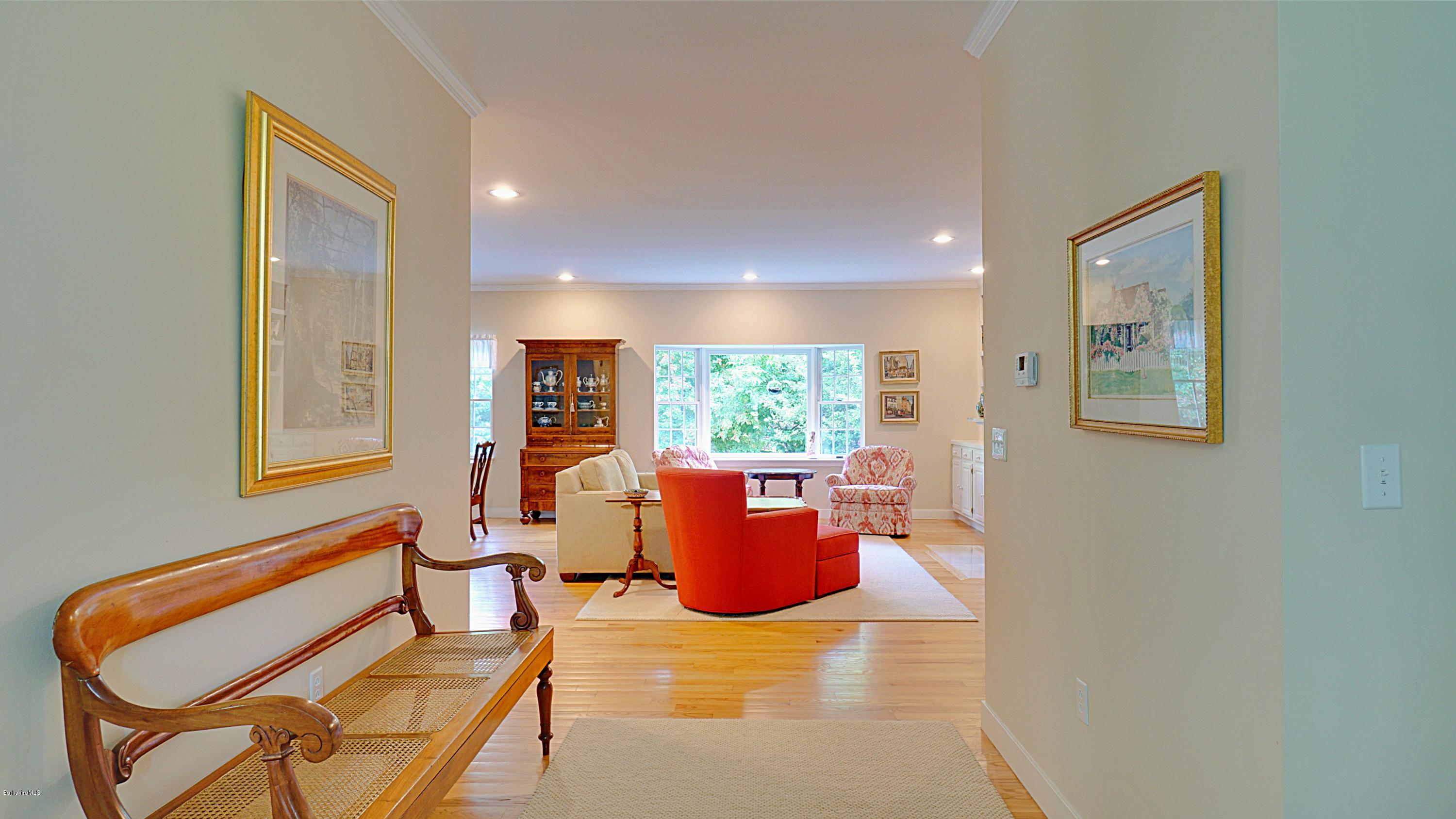 11 Prospect Hill Road, Unit 3 Stockbridge, MA 01262 - Photo 4 of 27 a living room with furniture and a window