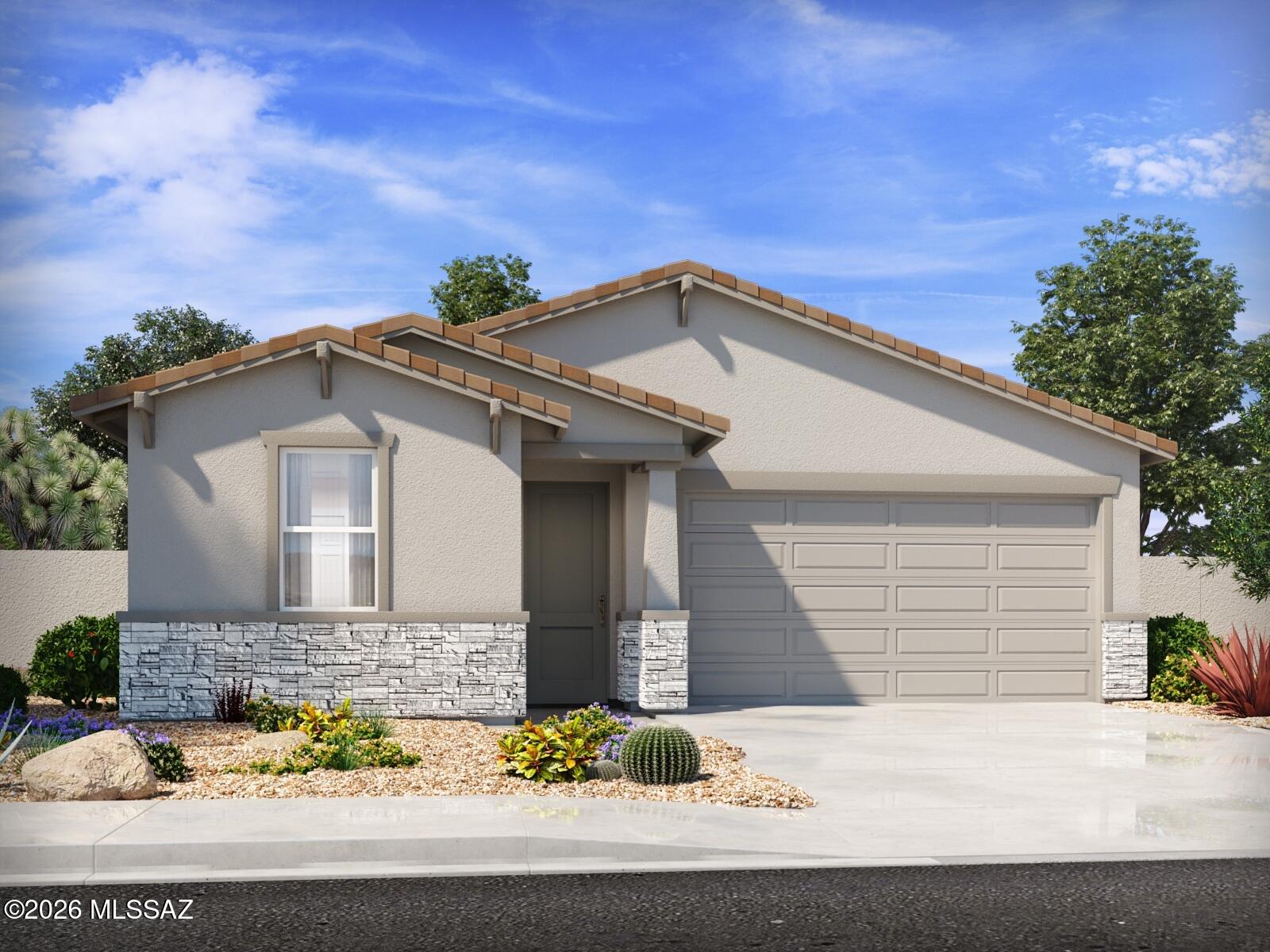 5129 West Bowen House Road Tucson, AZ 85757 - Photo 1 of 7 Photo is not of the actual home, but is an inspirational photo of builder’s model home and may depict options, furnishings, and/or decorator features that are not included