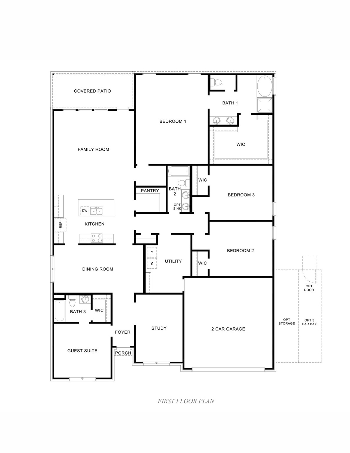 1421 Imperial Ranch Way Dayton, TX 77535 - Photo 12 of 19 a picture of a floor plan
