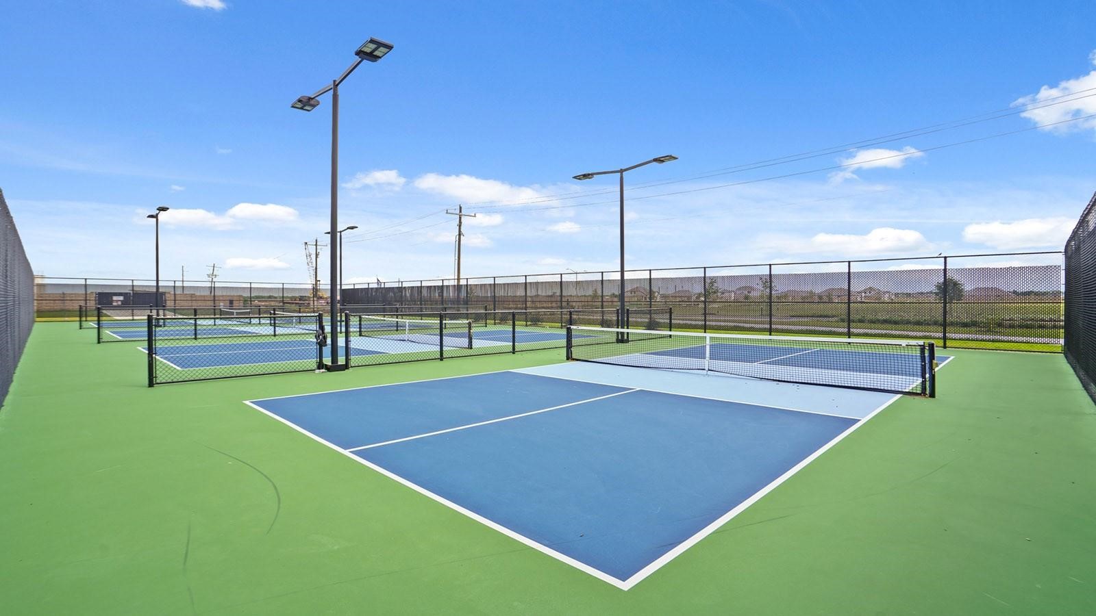 1421 Imperial Ranch Way Dayton, TX 77535 - Photo 16 of 19 a view of a tennis court