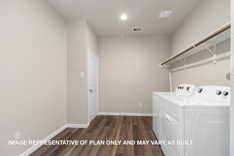 1421 Imperial Ranch Way Dayton, TX 77535 - Photo 10 of 19 a utility room with dryer and washer