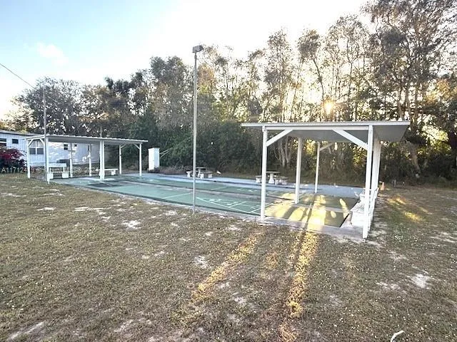 a view of a sign of a park