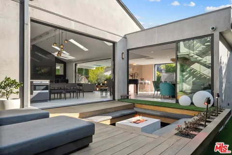 a living room filled with furniture