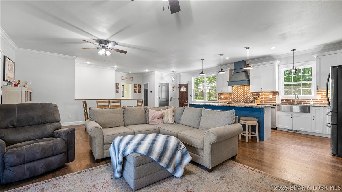 21 Winston Lane Kaiser, MO 65047 - Photo 43 of 45 Open floor plan with modern farmhouse vibe