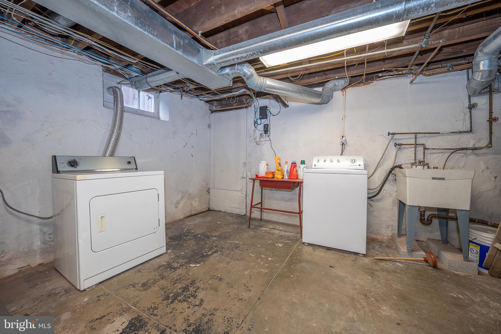 929 County Line Road Bryn Mawr, PA 19010 - Photo 29 of 35 Laundry Area with Bilco Door to Rear Yard.