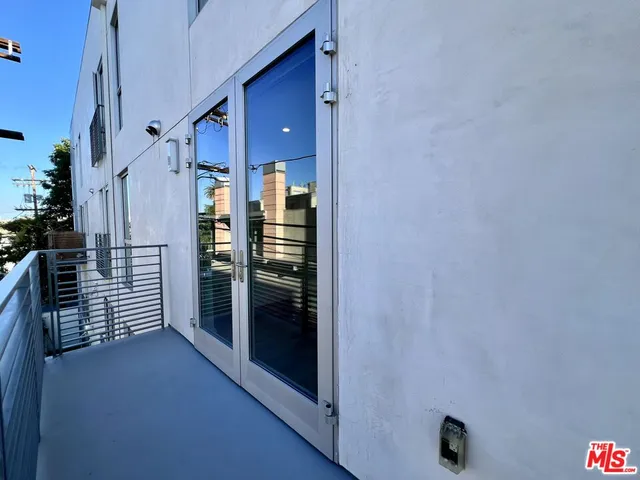 a front view of a building