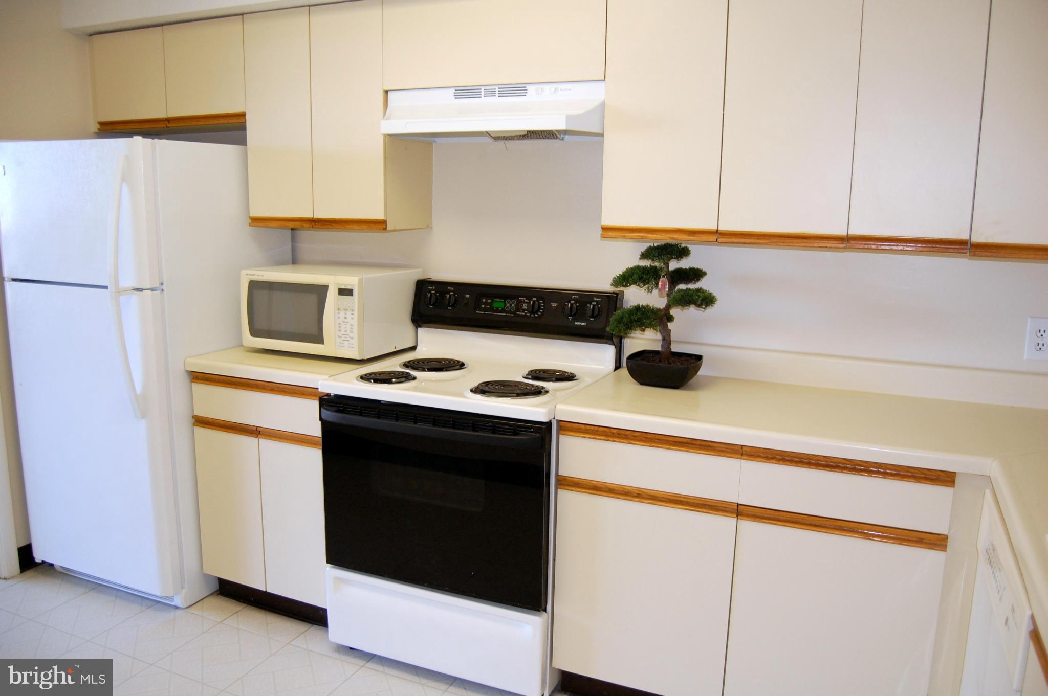 5505 Seminary Road, Unit 1407N Falls Church, VA 22041 - Photo 9 of 30 a kitchen with appliances a microwave and cabinets