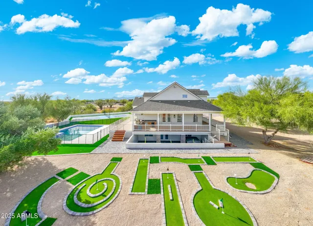 a view of a city with an ocean view