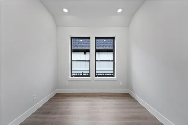 wooden floor in an empty room