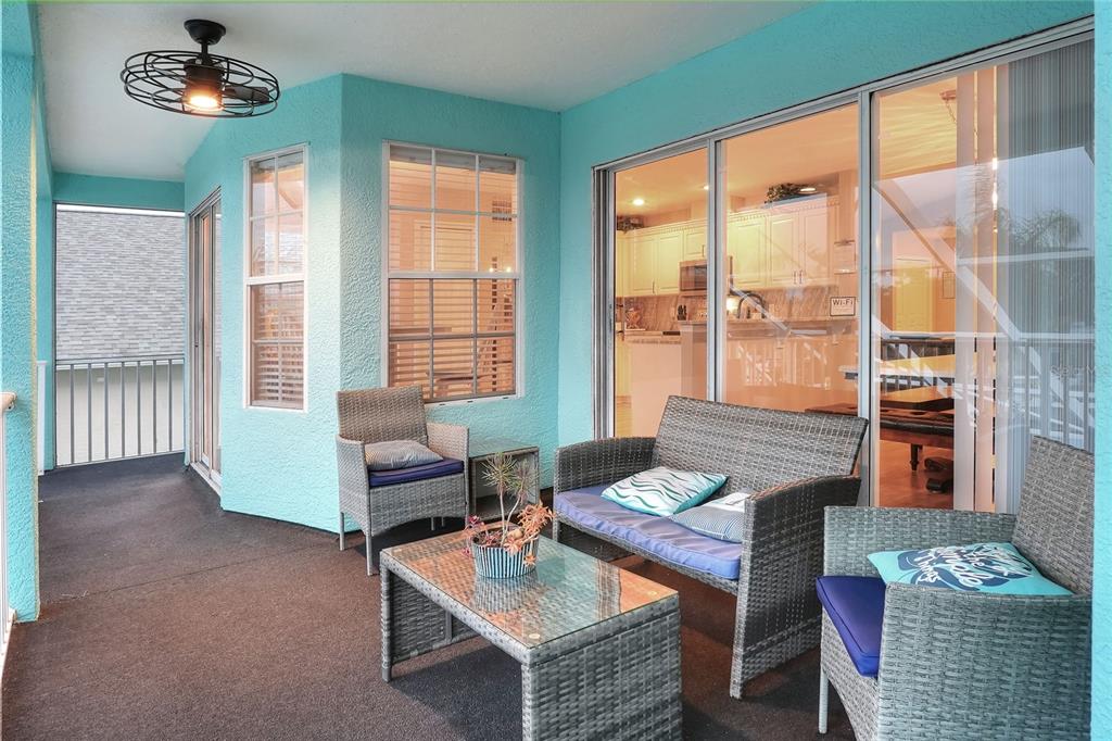 5401 Jobeth Drive New Port Richey, FL 34652 - Photo 19 of 76 Balcony outside Kitchen