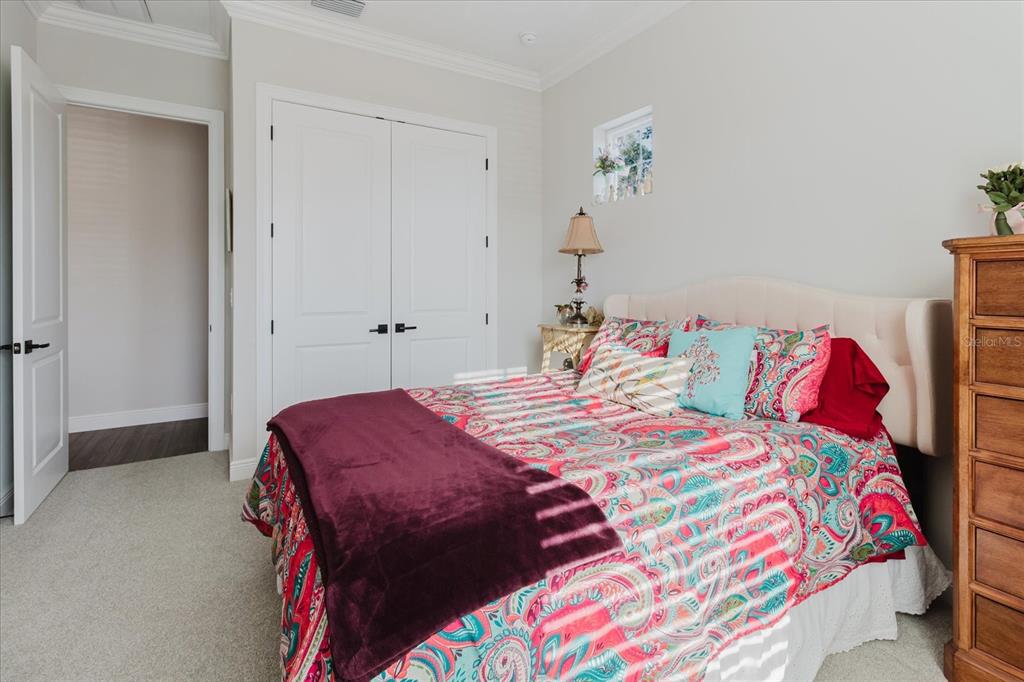 216 High Street Tarpon Springs, FL 34689 - Photo 39 of 75 a bedroom with a bed and a painting on the wall