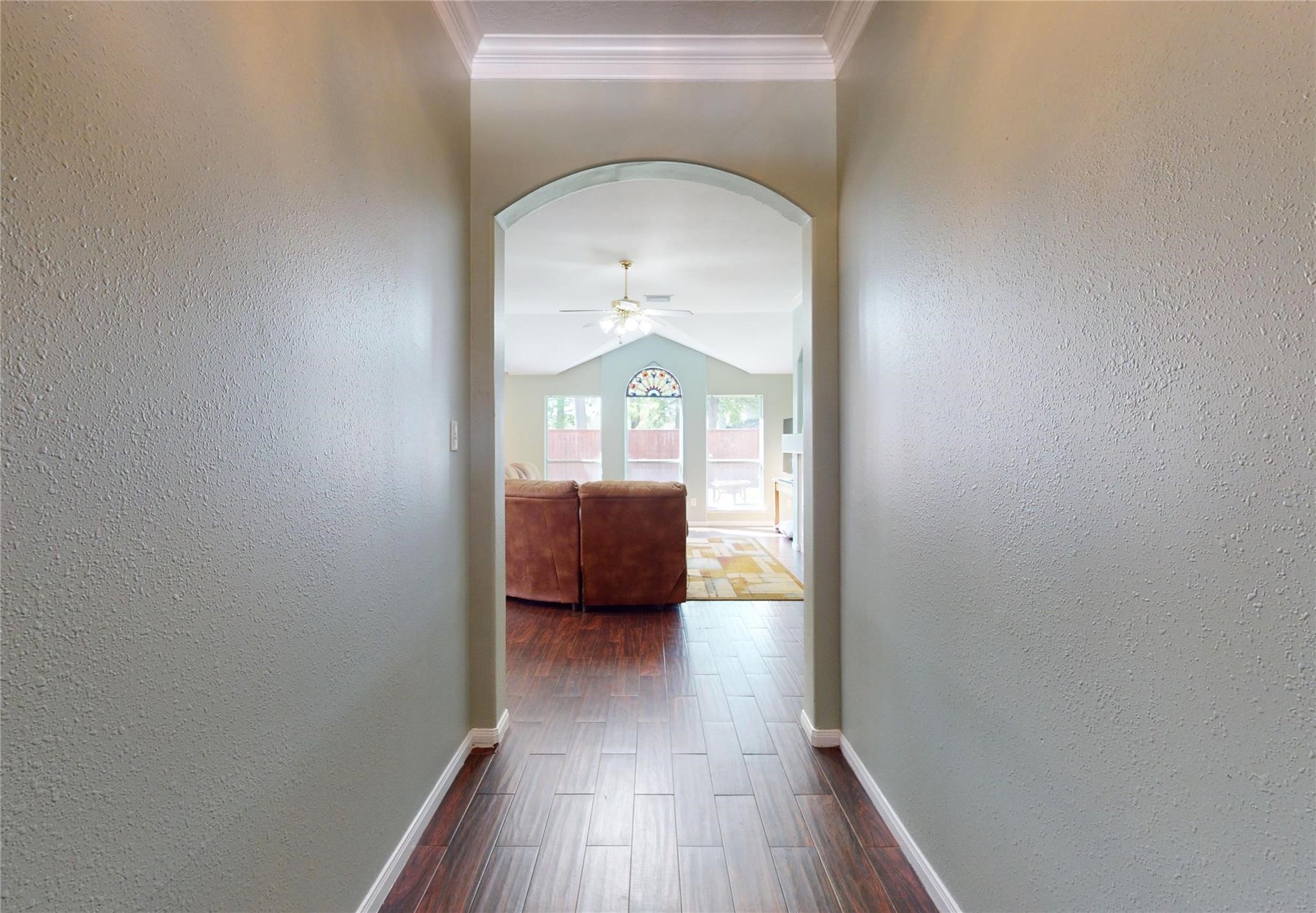 6014 Knollwood Trail Spring, TX 77373 - Photo 5 of 31 Entry Hall Leading to Family Room