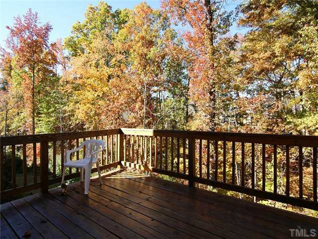 1953 Grace Point Road Morrisville, NC 27560 - Photo 19 of 21 Nice deck opens to private wooded back yard