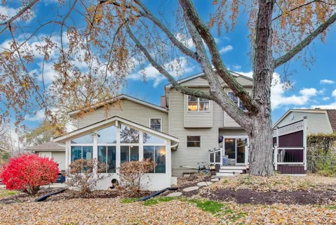 a front view of a house with yard