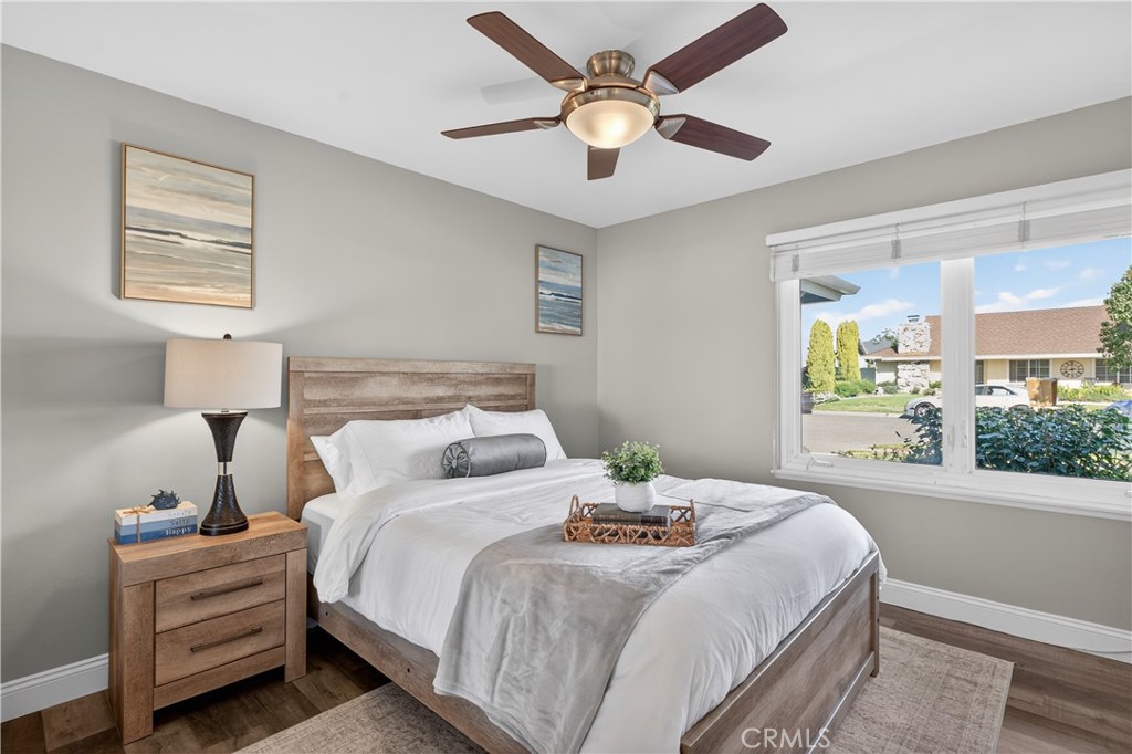 1610 East 20th Street Santa Ana, CA 92705 - Photo 18 of 43 a bedroom with bed and a large window