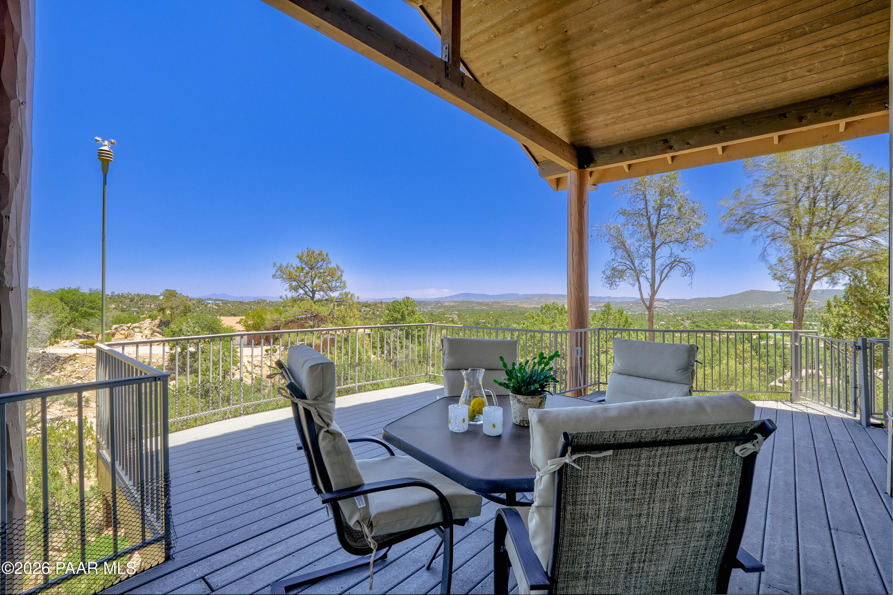 2020 Rustic Timbers Lane Prescott, AZ 86303 - Photo 12 of 62 Back Deck with Panoramic Views