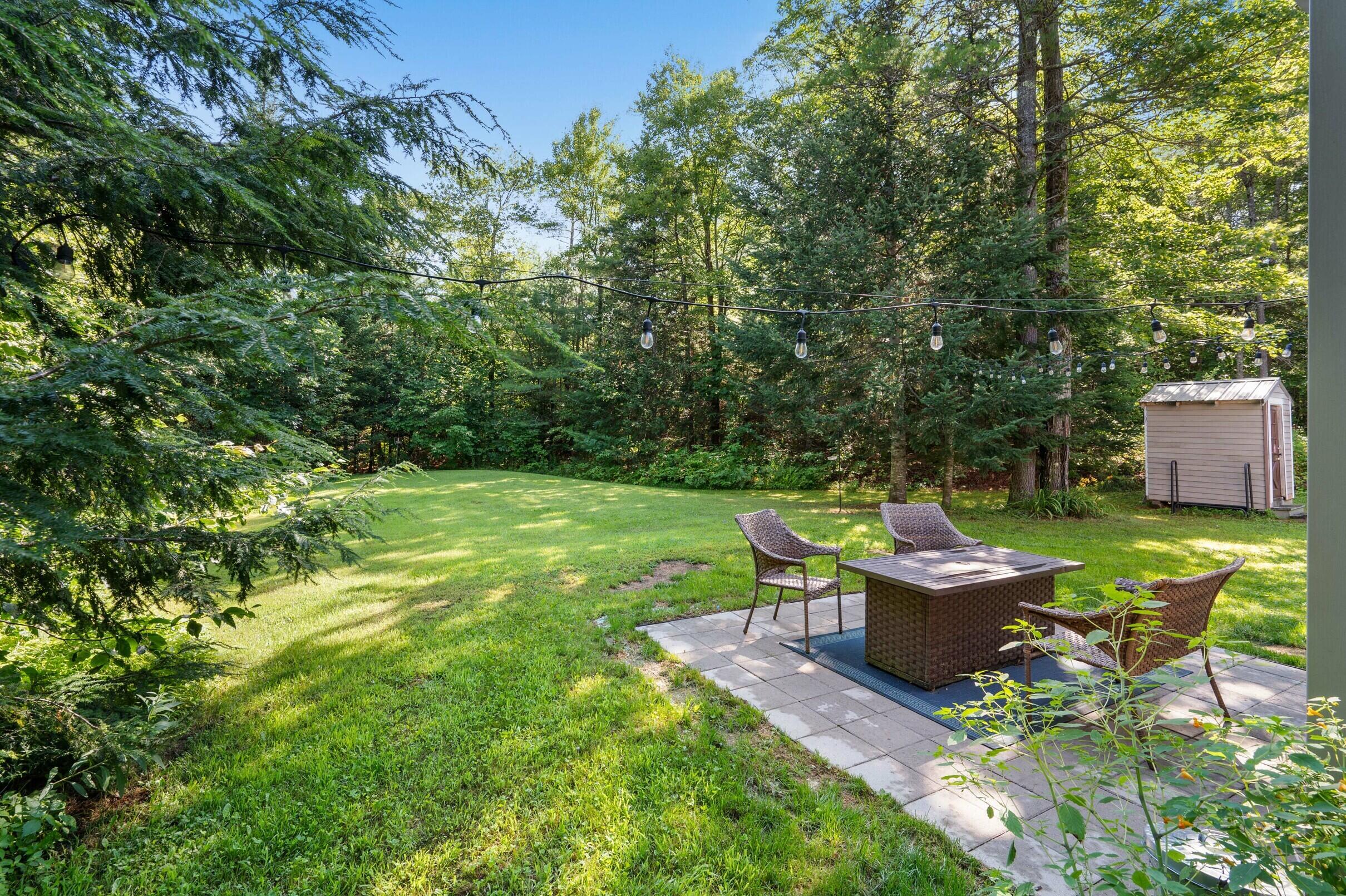 1235 Weeks Mills Road Augusta, ME 04330 - Photo 42 of 52 Back Patio Looking to Trail