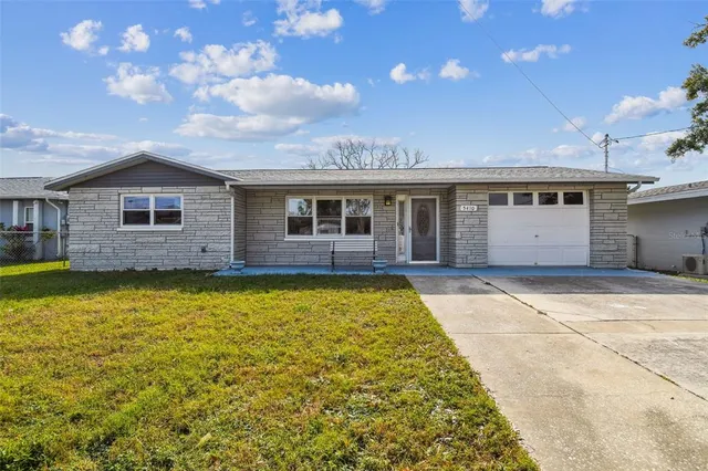 a view of a house with a swimming pool