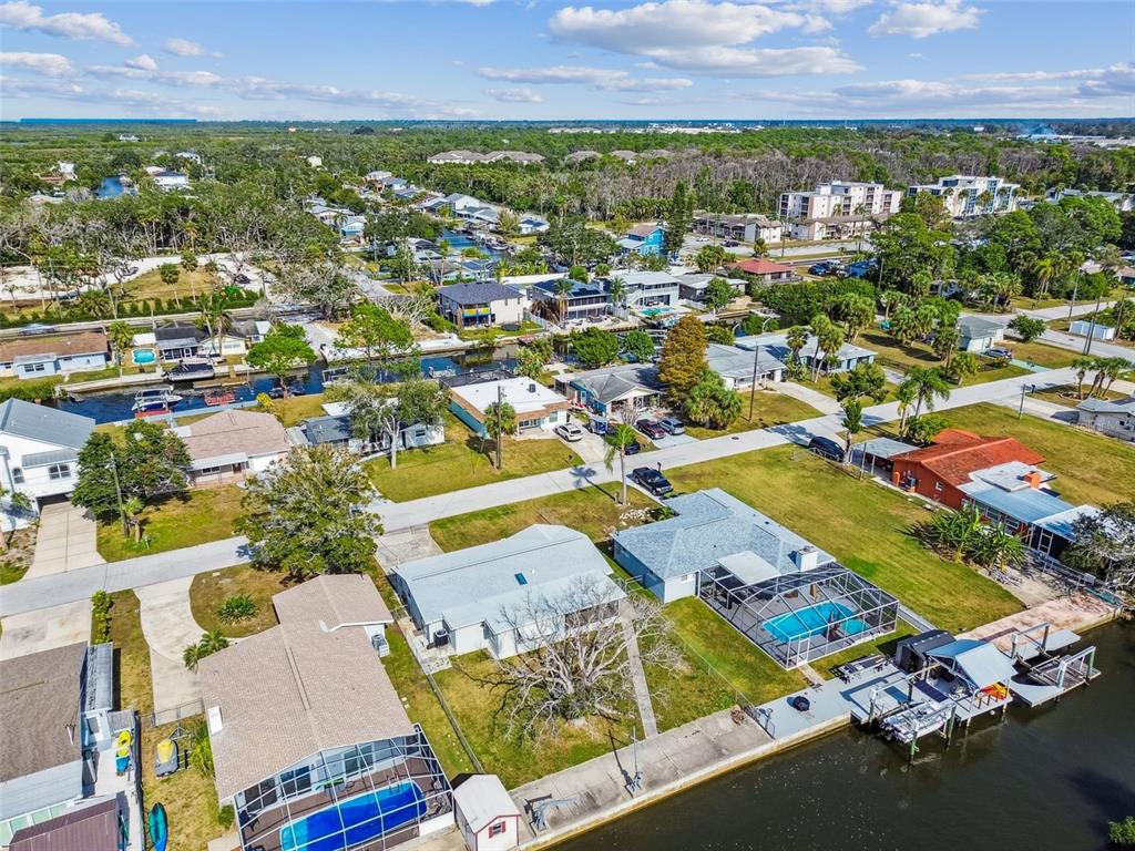 5410 Quist Drive Port Richey, FL 34668 - Photo 61 of 99 an aerial view of residential houses with outdoor space