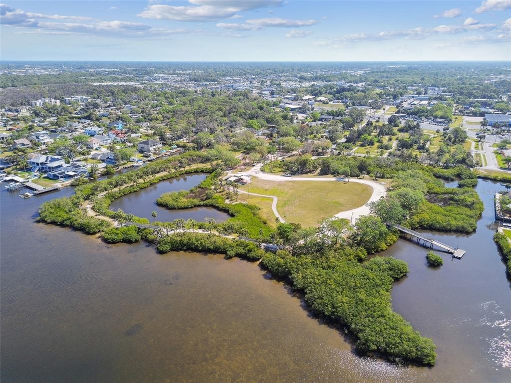 5410 Quist Drive Port Richey, FL 34668 - Photo 94 of 99 an aerial view of residential houses with outdoor space and trees