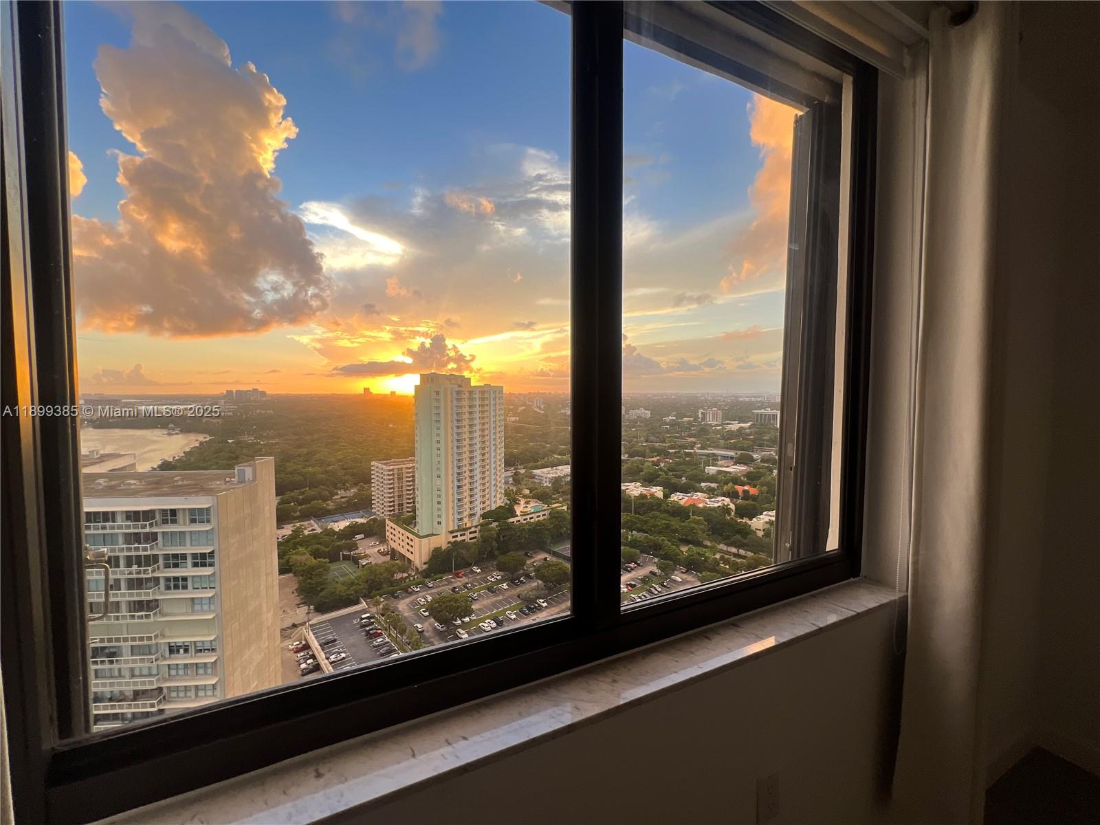 2333 Brickell Avenue, Unit PH208 Miami, FL 33129 - Photo 17 of 40 a view of sky from window