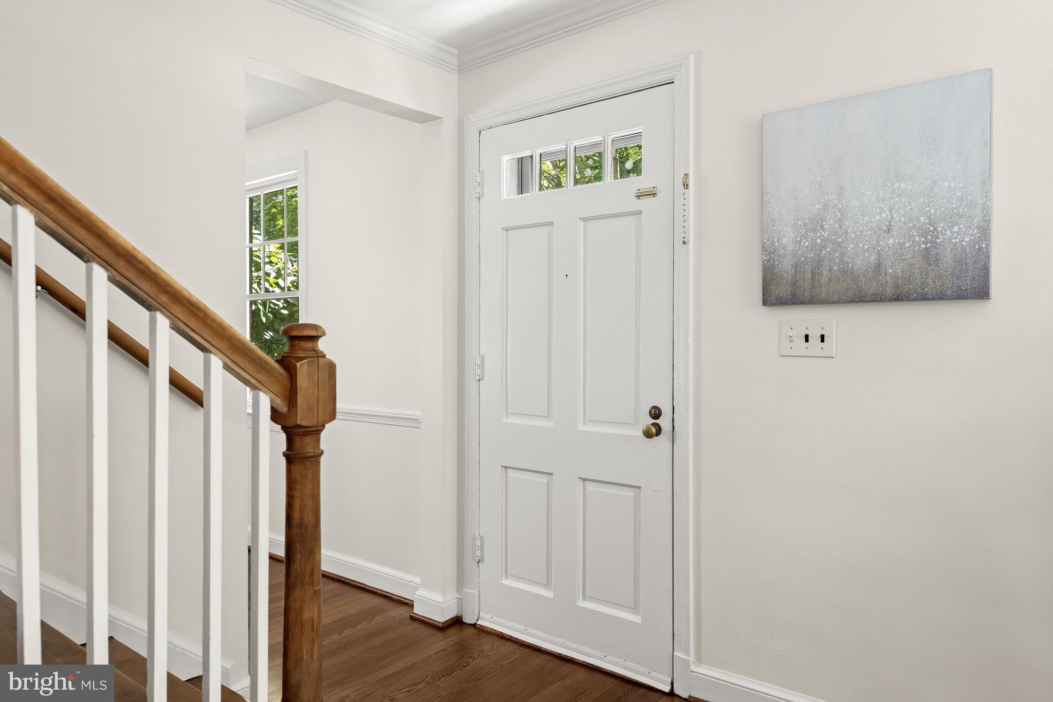 8800 Maywood Avenue Silver Spring, MD 20910 - Photo 3 of 41 a view of an entryway with wooden floor