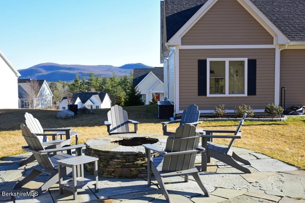 13 Burning Tree Road Great Barrington, MA 01230 - Photo 3 of 38 view from private fire pit