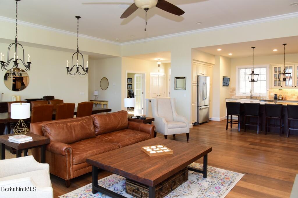 13 Burning Tree Road Great Barrington, MA 01230 - Photo 7 of 38 great room main level view to kitchen