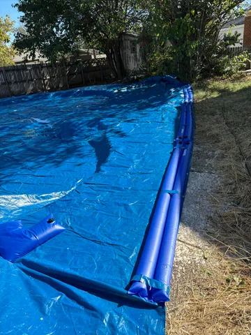 a view of an outdoor space and a yard