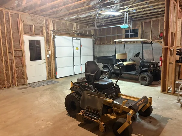 a room with gym equipment