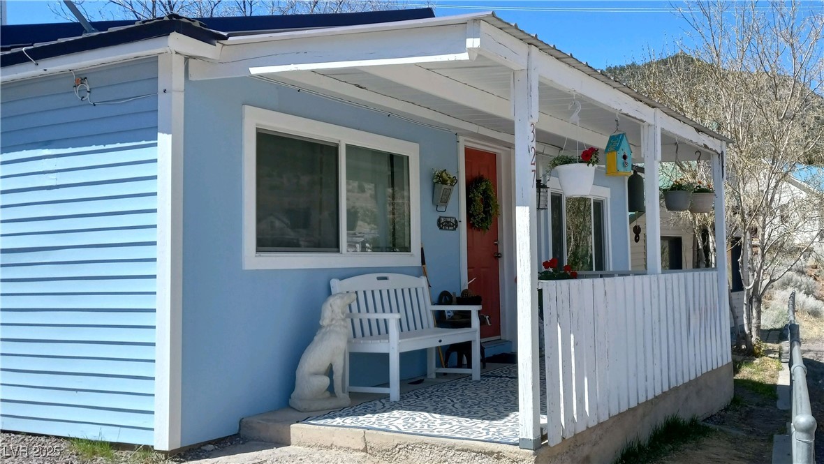 327 High Street Pioche, NV 89043 - Photo 2 of 27 Entrance to property with covered porch