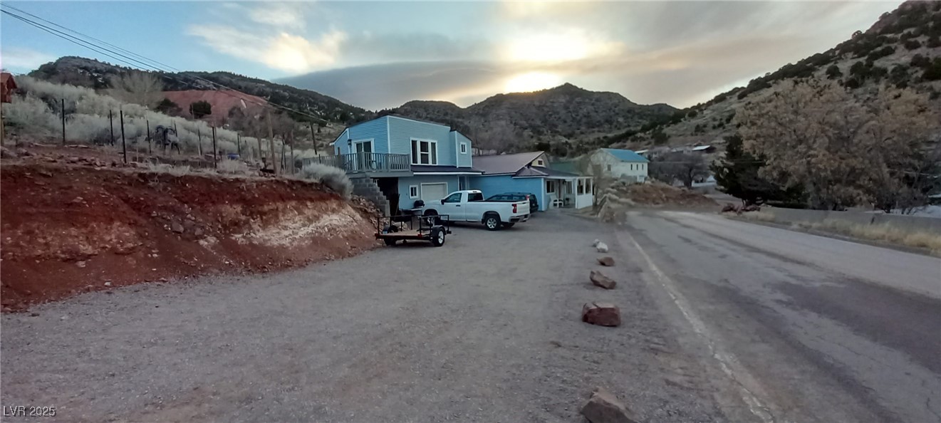 327 High Street Pioche, NV 89043 - Photo 5 of 27 View of asphalt street with a mountain view