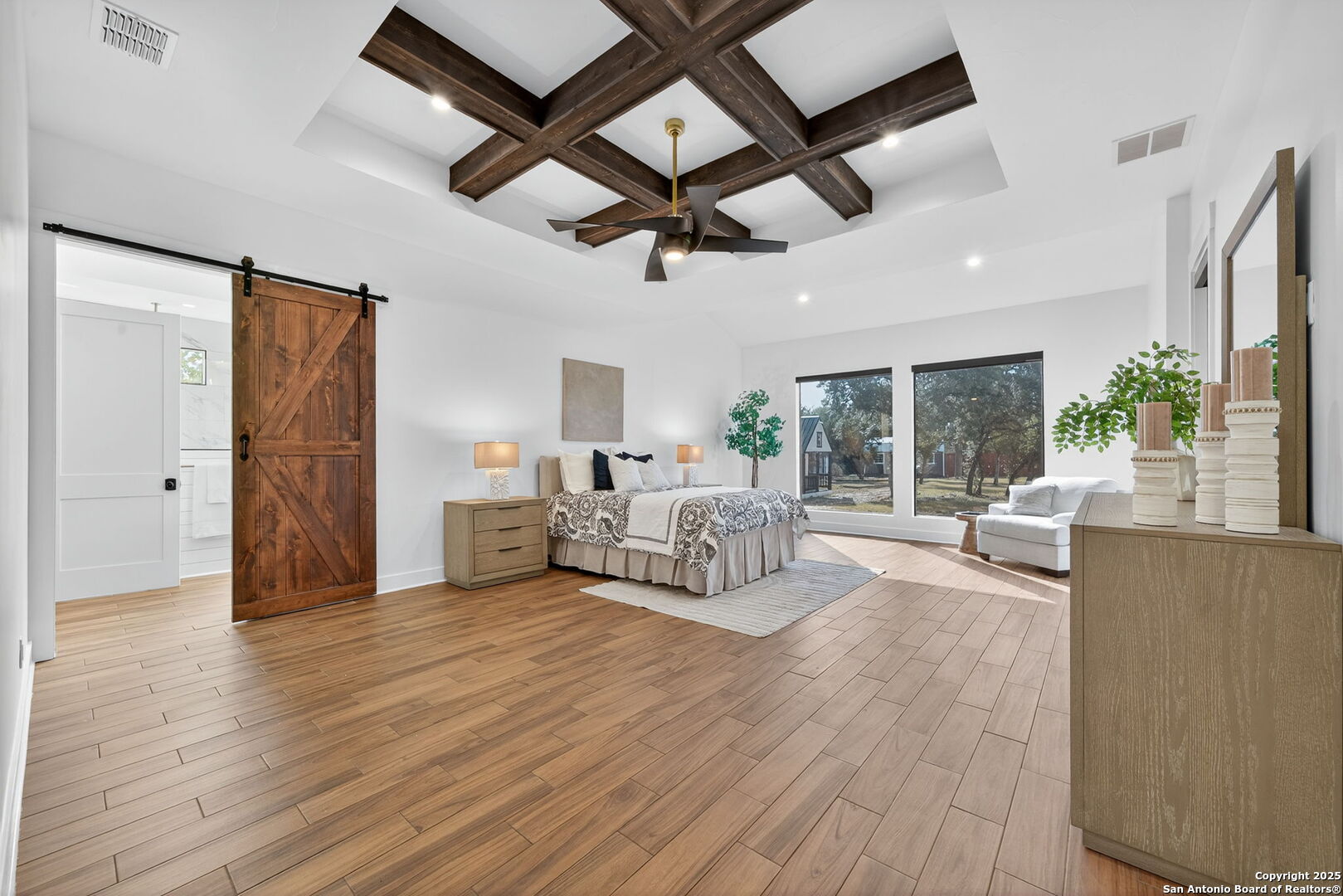 1115 Meadow Stone Court Spring Branch, TX 78070 - Photo 15 of 42 a living room with furniture and a large window