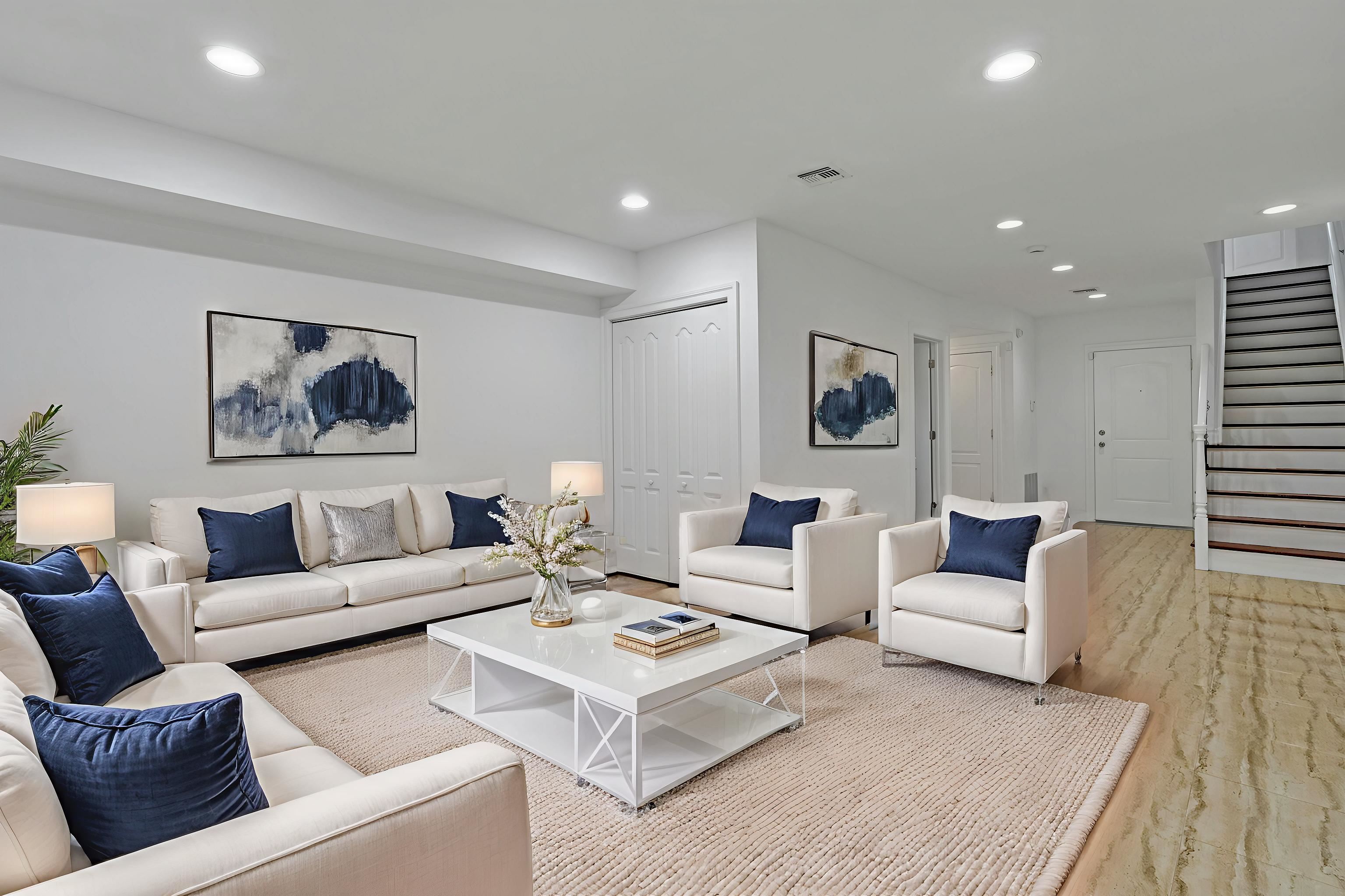Myrtle Avenue, Unit 52B Edgewater, NJ 07020 - Photo 16 of 21 a living room with furniture and a couch
