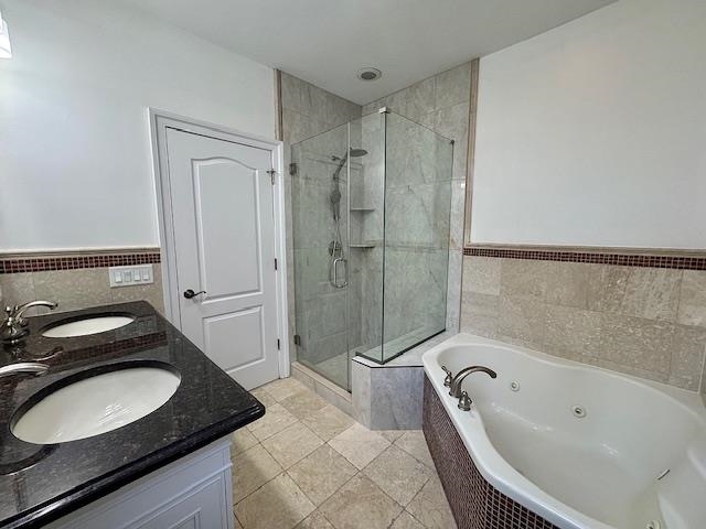 Myrtle Avenue, Unit 52B Edgewater, NJ 07020 - Photo 10 of 21 a bathroom with a sink a toilet and shower