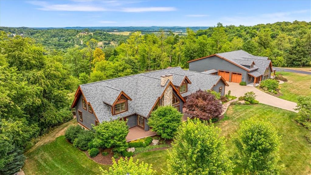 239 Christy Road Eighty Four, PA 15330 - Photo 4 of 50 an aerial view of a house with a garden and trees