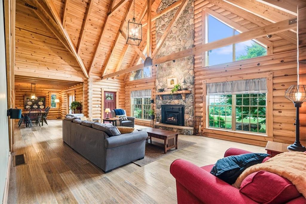 239 Christy Road Eighty Four, PA 15330 - Photo 6 of 50 a outdoor living space with patio furniture and a fireplace