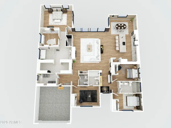 view of living room with furniture and window