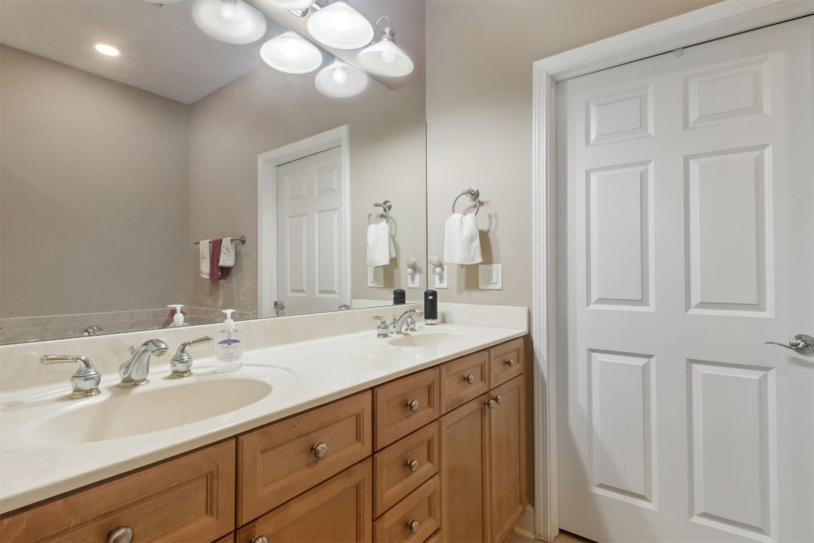 1827 Perimeter Park Road West Fernandina Beach, FL 32034 - Photo 16 of 28 Primary Bathroom with raised vanity and double sinks