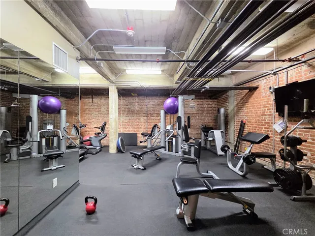 a kitchen with lots of counter top space