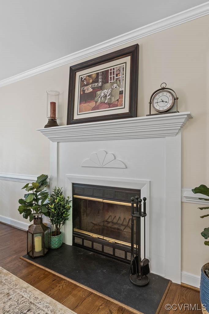 14704 Acorn Ridge Place Midlothian, VA 23112 - Photo 4 of 17 a living room with furniture and a fireplace