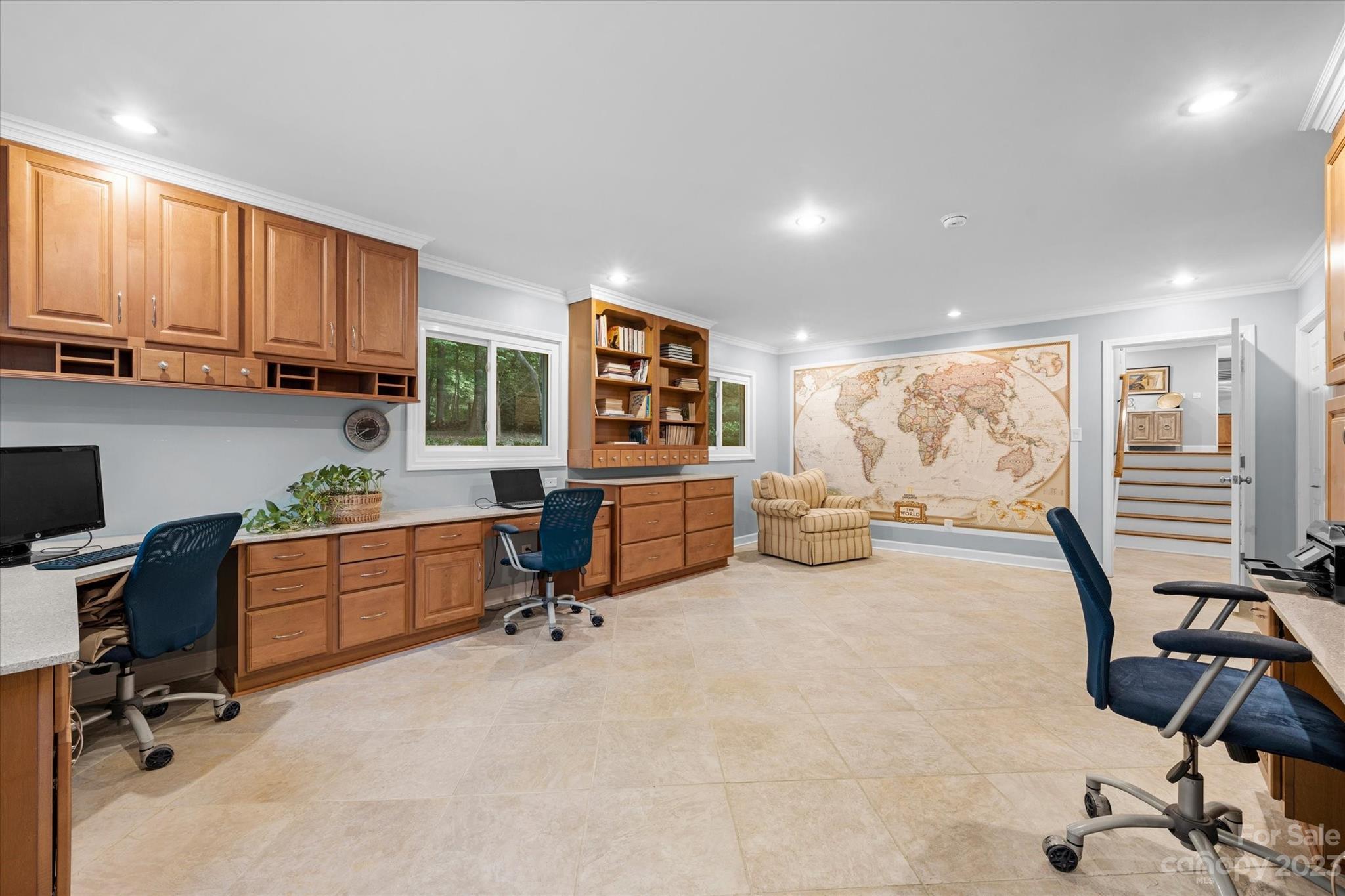 766 Eagle Road Waxhaw, NC 28173 - Photo 33 of 45 a view of a workspace with furniture and a window