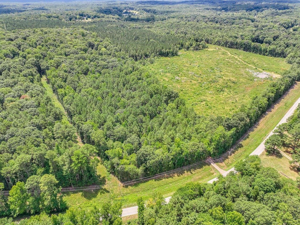 2955 Dewitt Smith Road Pittsboro, NC 27312 - Photo 44 of 50 Aerial showing 22.736 Acres